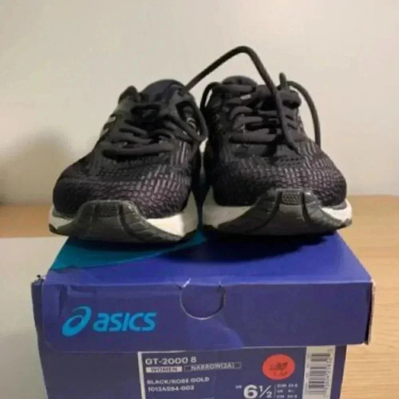 238. ASICS GT-2000 8- Black/Rose Gold- US 6.5 Women's - Picture 3 of 3